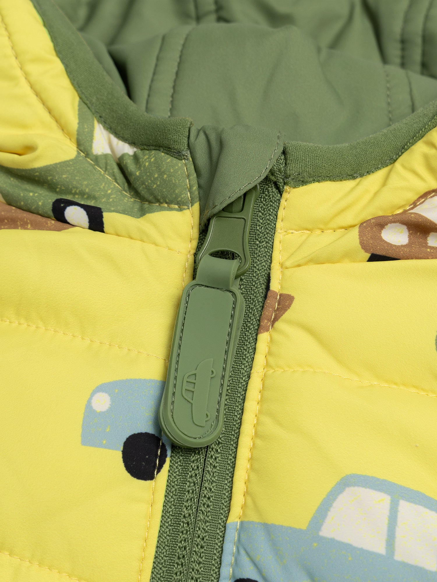 Wende-Weste khaki für Jungen Baby
