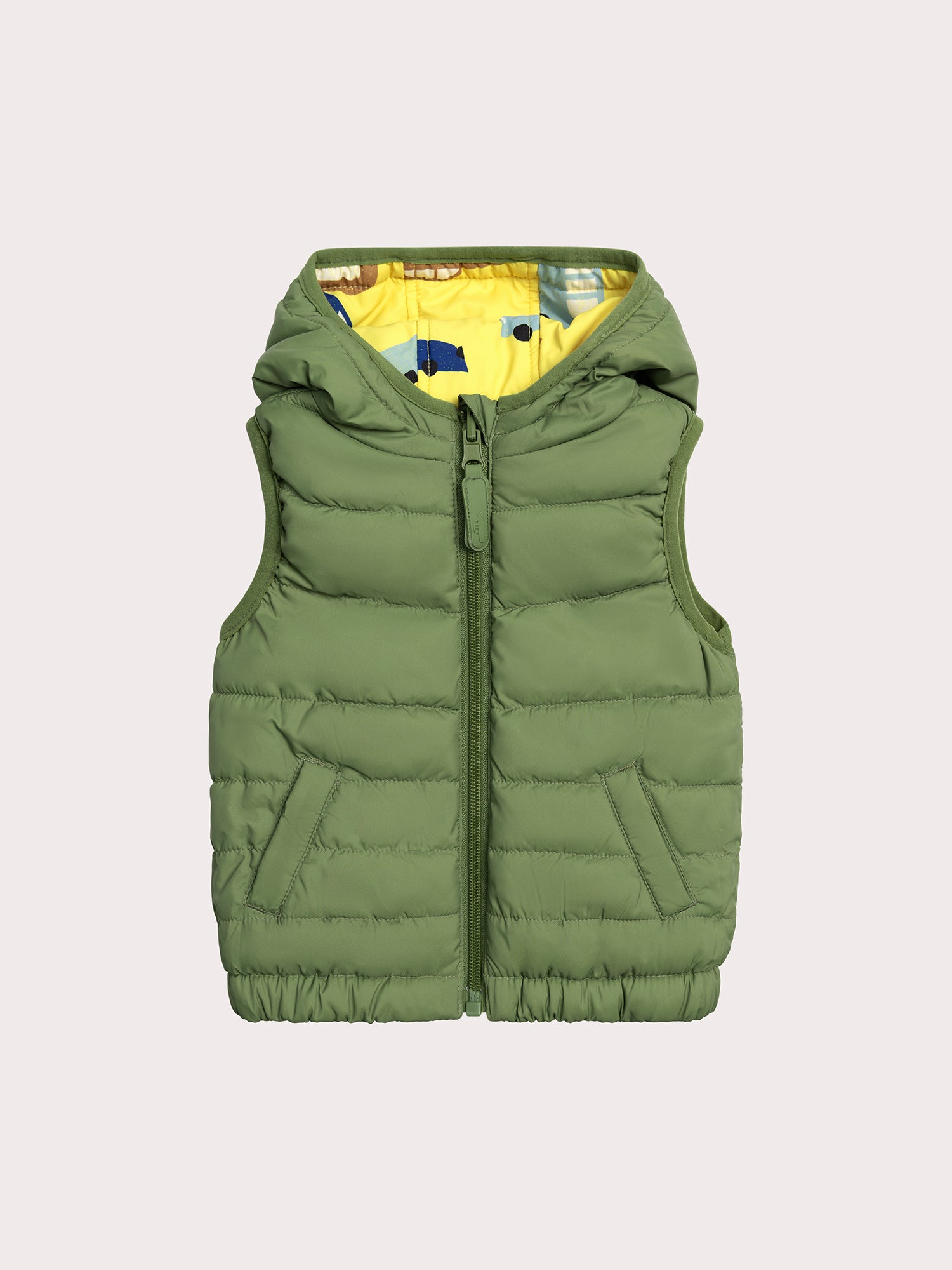 Wende-Weste khaki für Jungen Baby