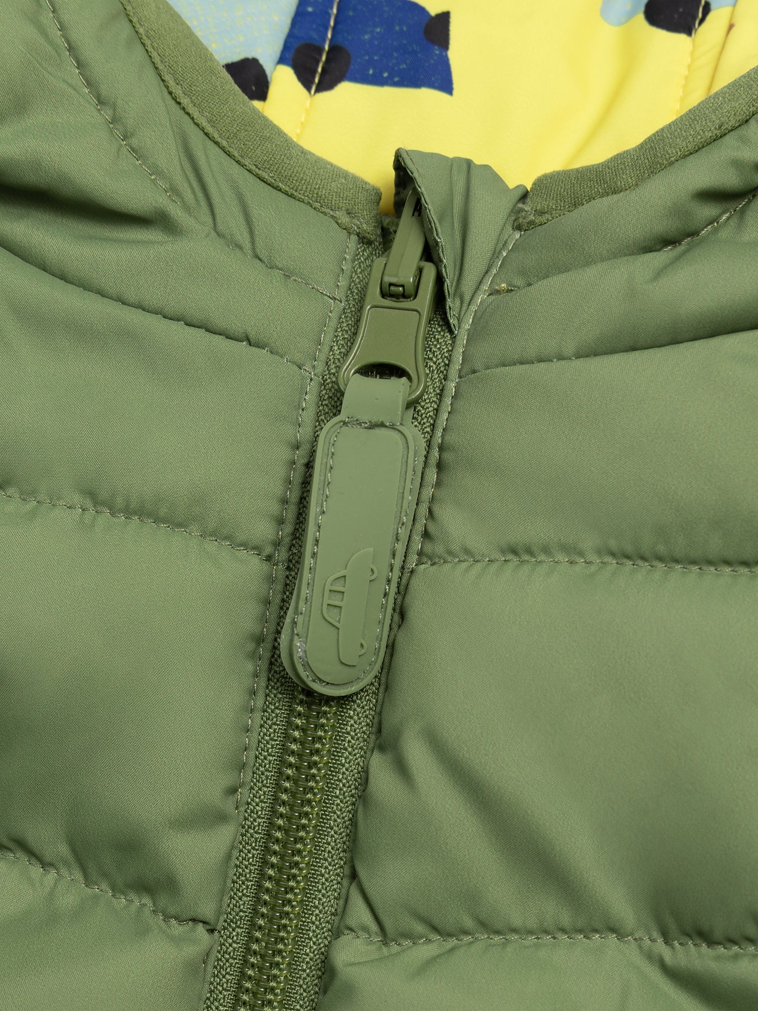 Wende-Weste khaki für Jungen Baby