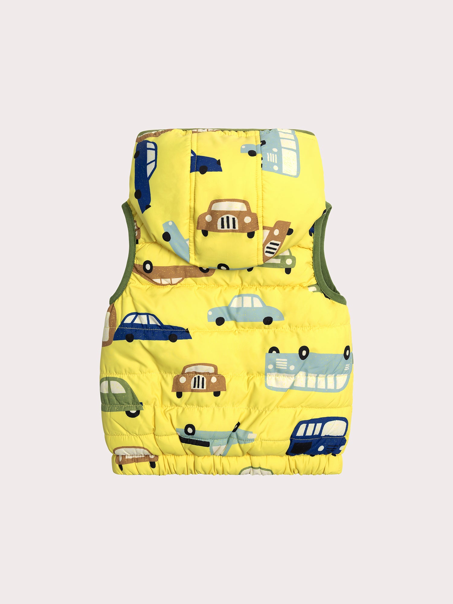 Wende-Weste khaki für Jungen Baby