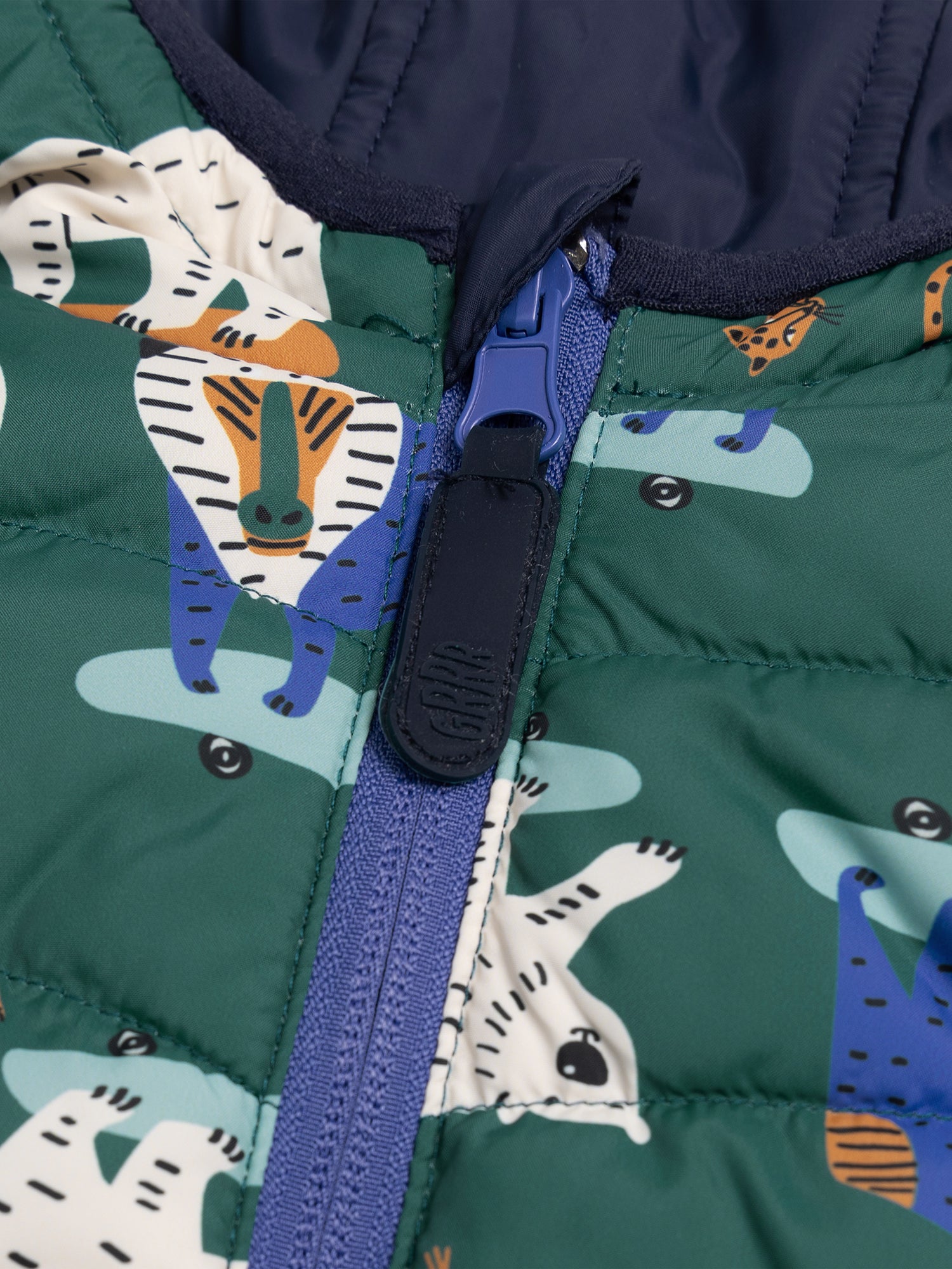 Wende-Weste marine für Jungen Baby