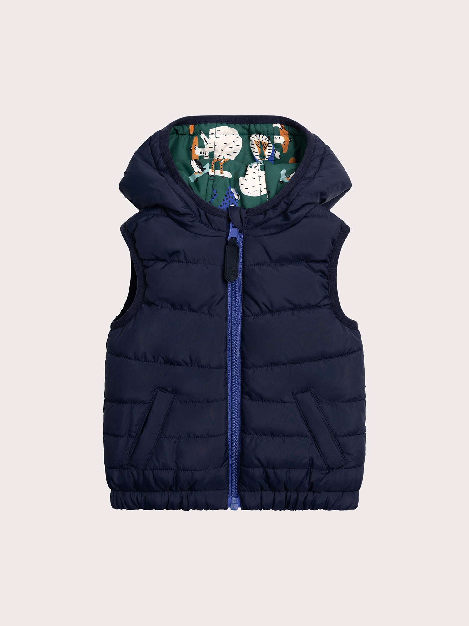 Wende-Weste marine für Jungen Baby