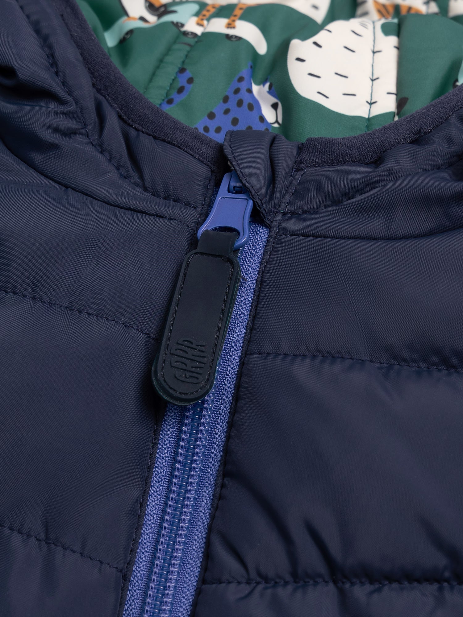 Wende-Weste marine für Jungen Baby