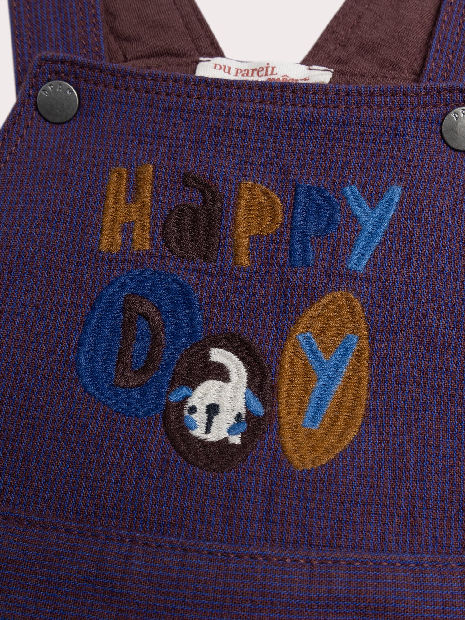 Salopette marron pour bébé garçon