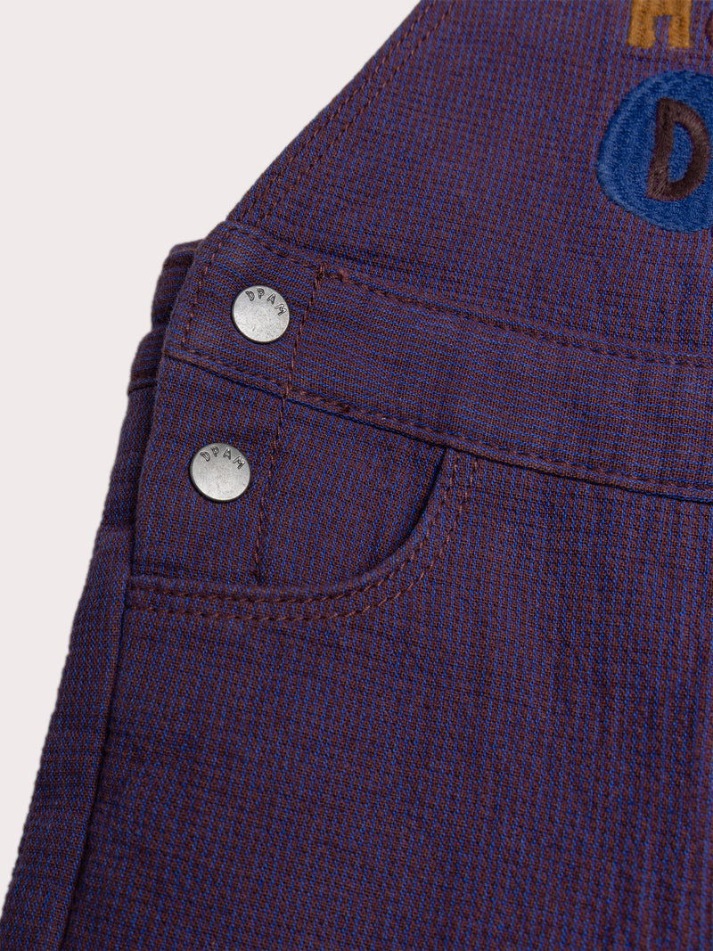 Braune Latzhose für Baby Jungen