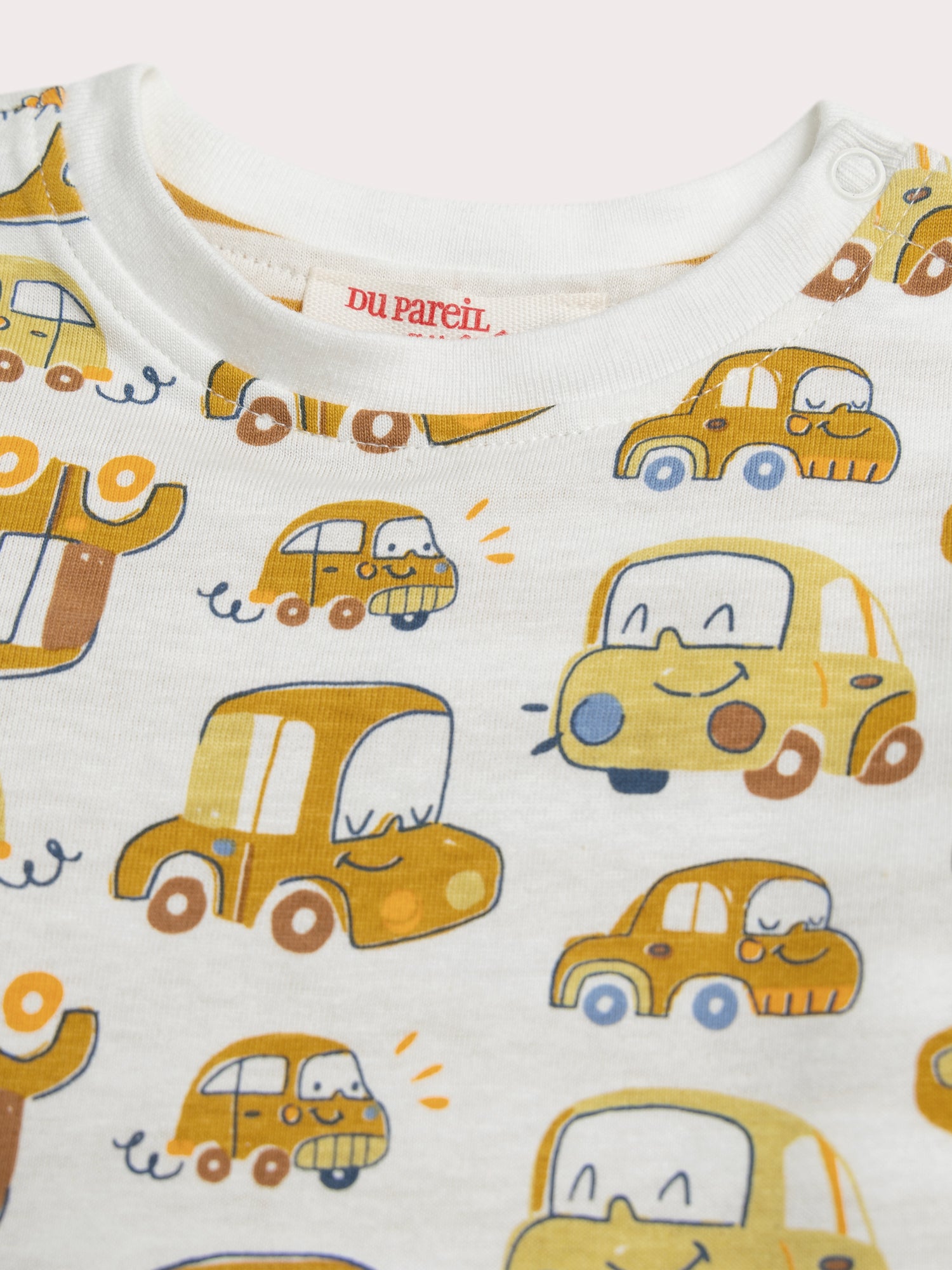 T-shirt voitures réversible pour bébé garçon
