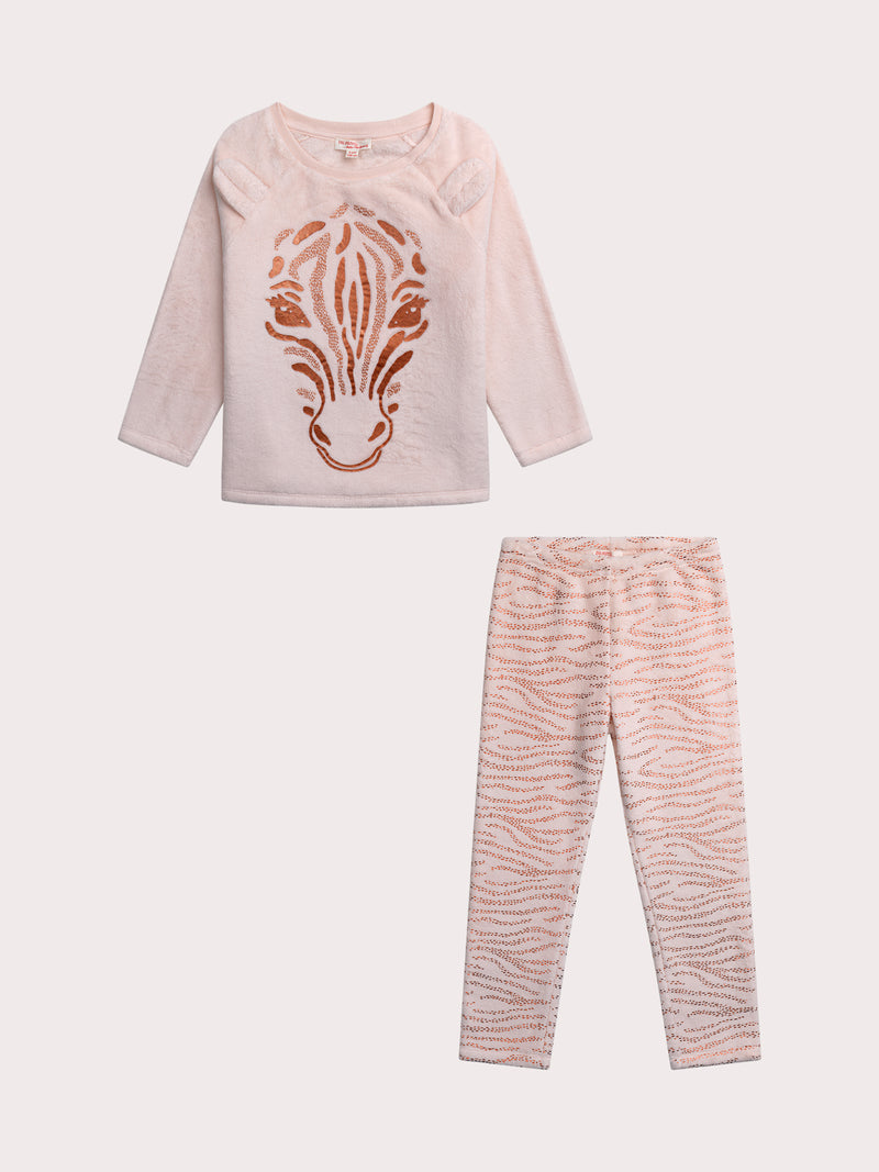Schlafanzug Zebra für Mädchen