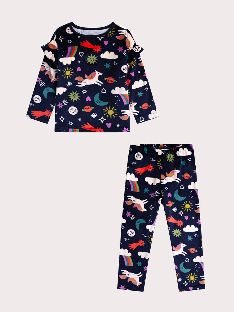 Einhorn-Pyjama für Mädchen