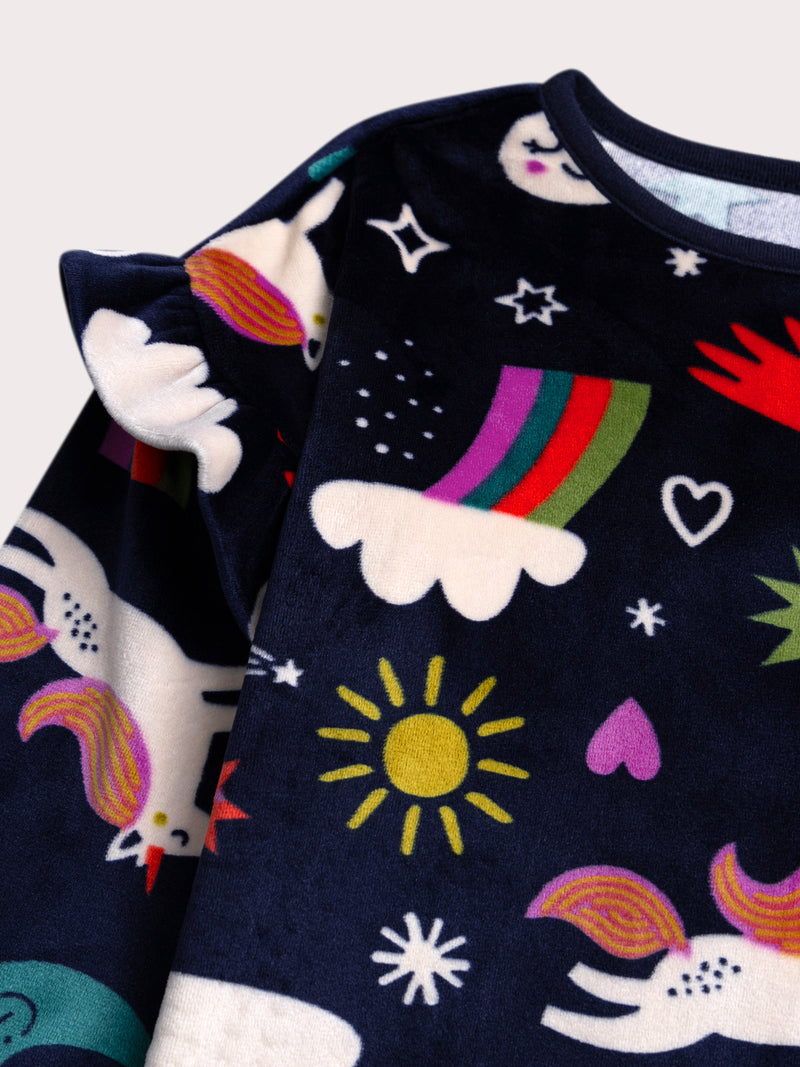 Einhorn-Pyjama für Mädchen