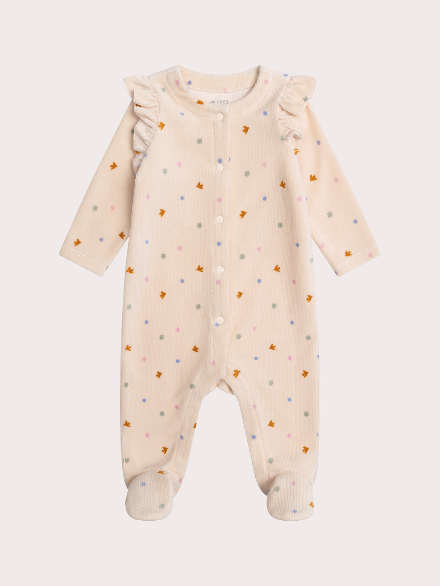 Grenouillère fantaisie pour bébé fille