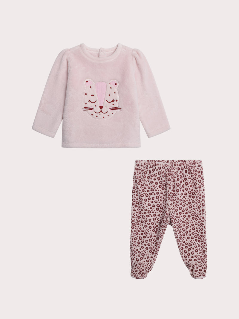 Pyjama mit Panther für Babys Mädchen