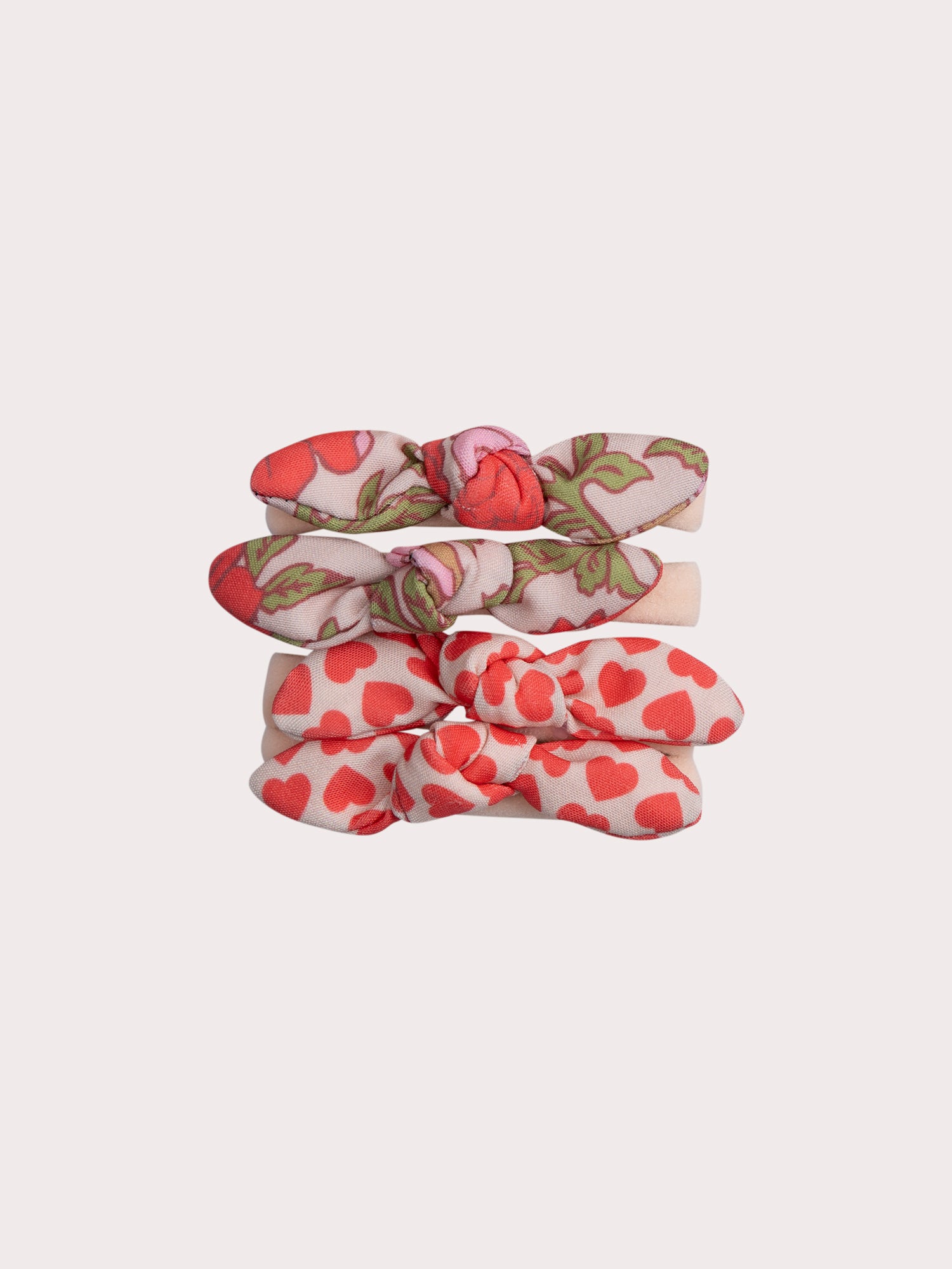 Lot de 4 élastiques à nœuds pour fille