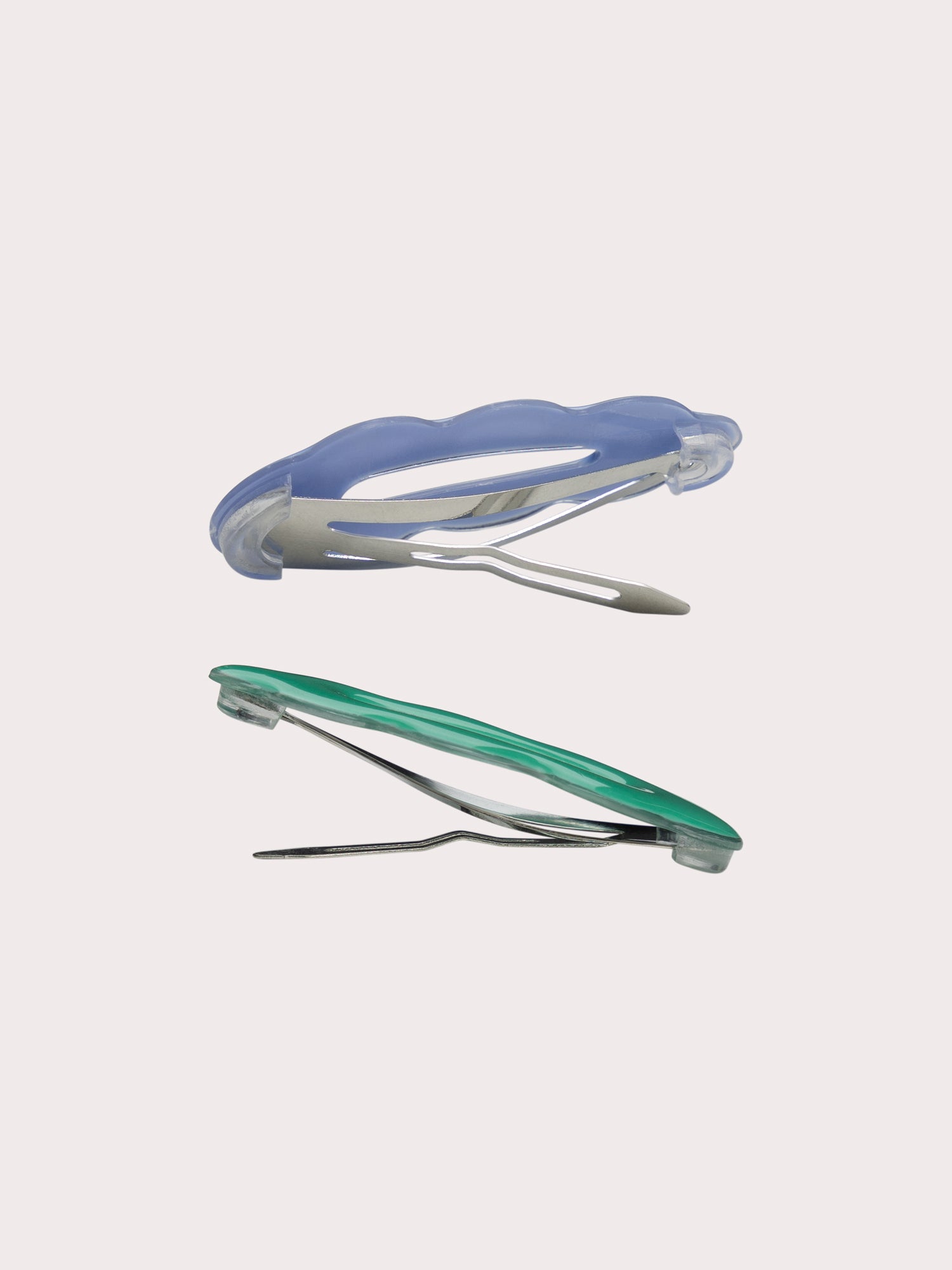 Lot de 3 barrettes formes organiques multicolores pour fille