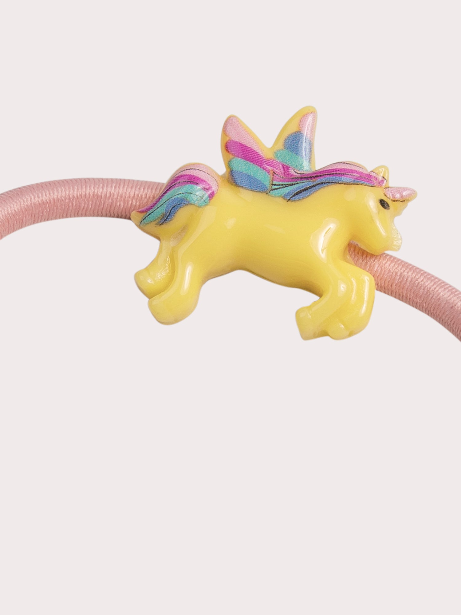 Lot de 3 élastiques cœur, étoile et licorne pour fille