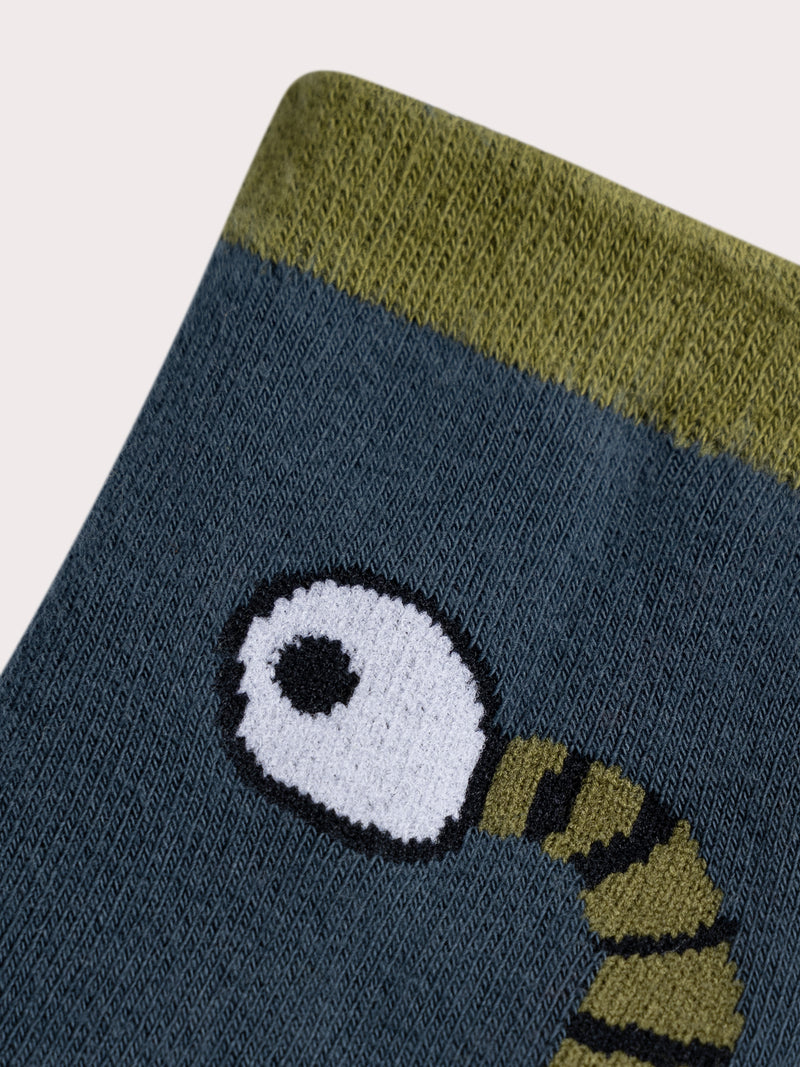 Warme und rutschfeste Socken mit Monster für Jungen