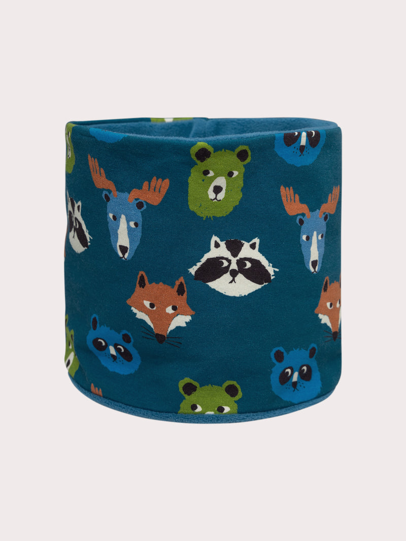 Blauer Snood mit Fantasie-Muster für Jungen