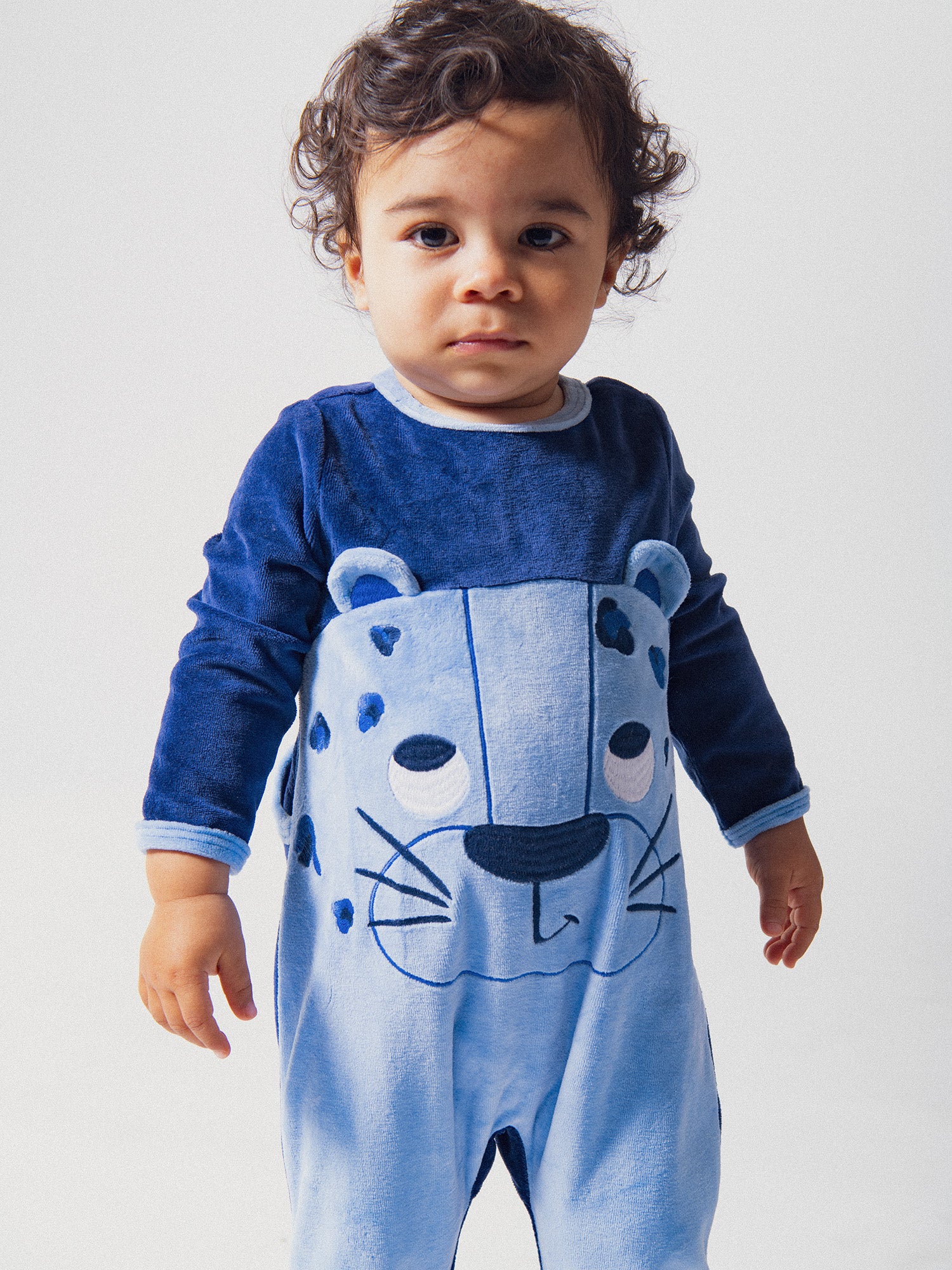 Leopardschnuffelanzug für Baby Jungen