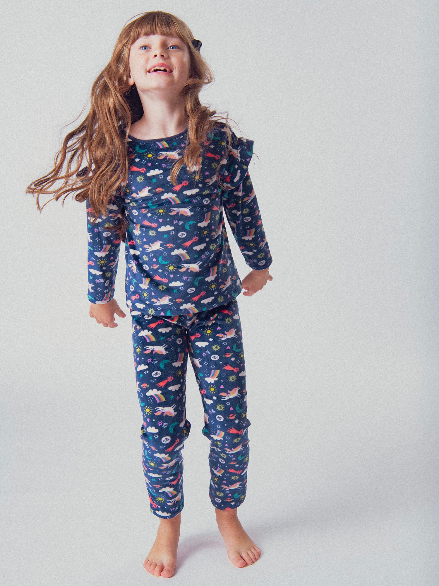 Einhorn-Pyjama für Mädchen