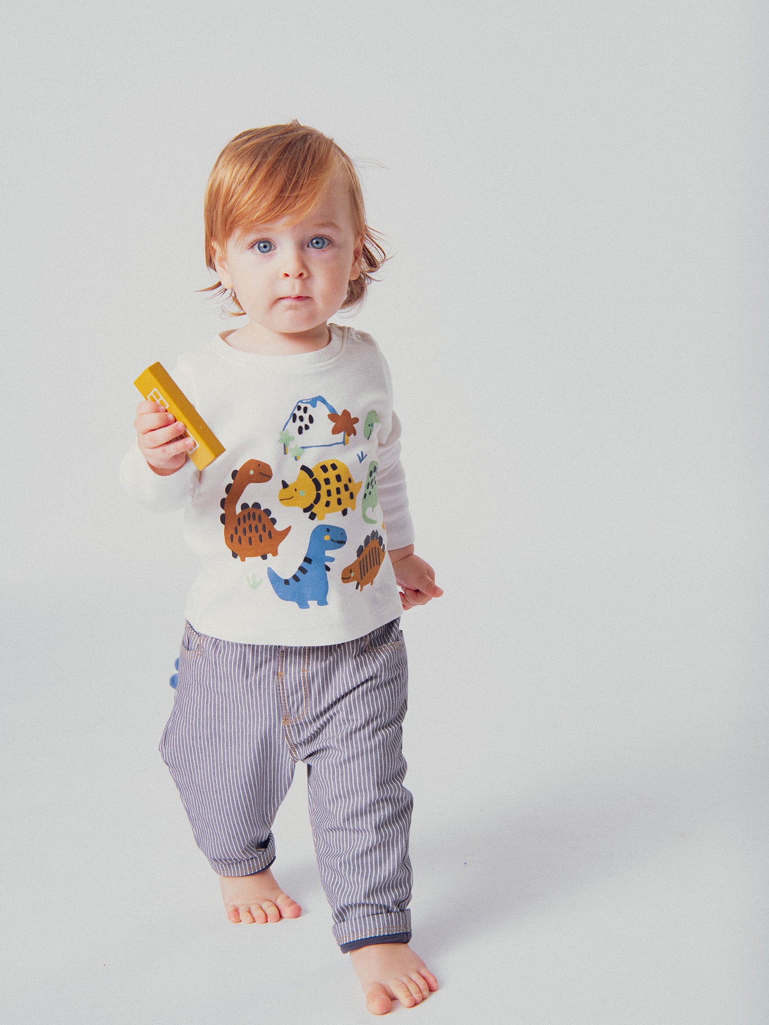Dinosaurier-T-Shirt für Baby Jungen