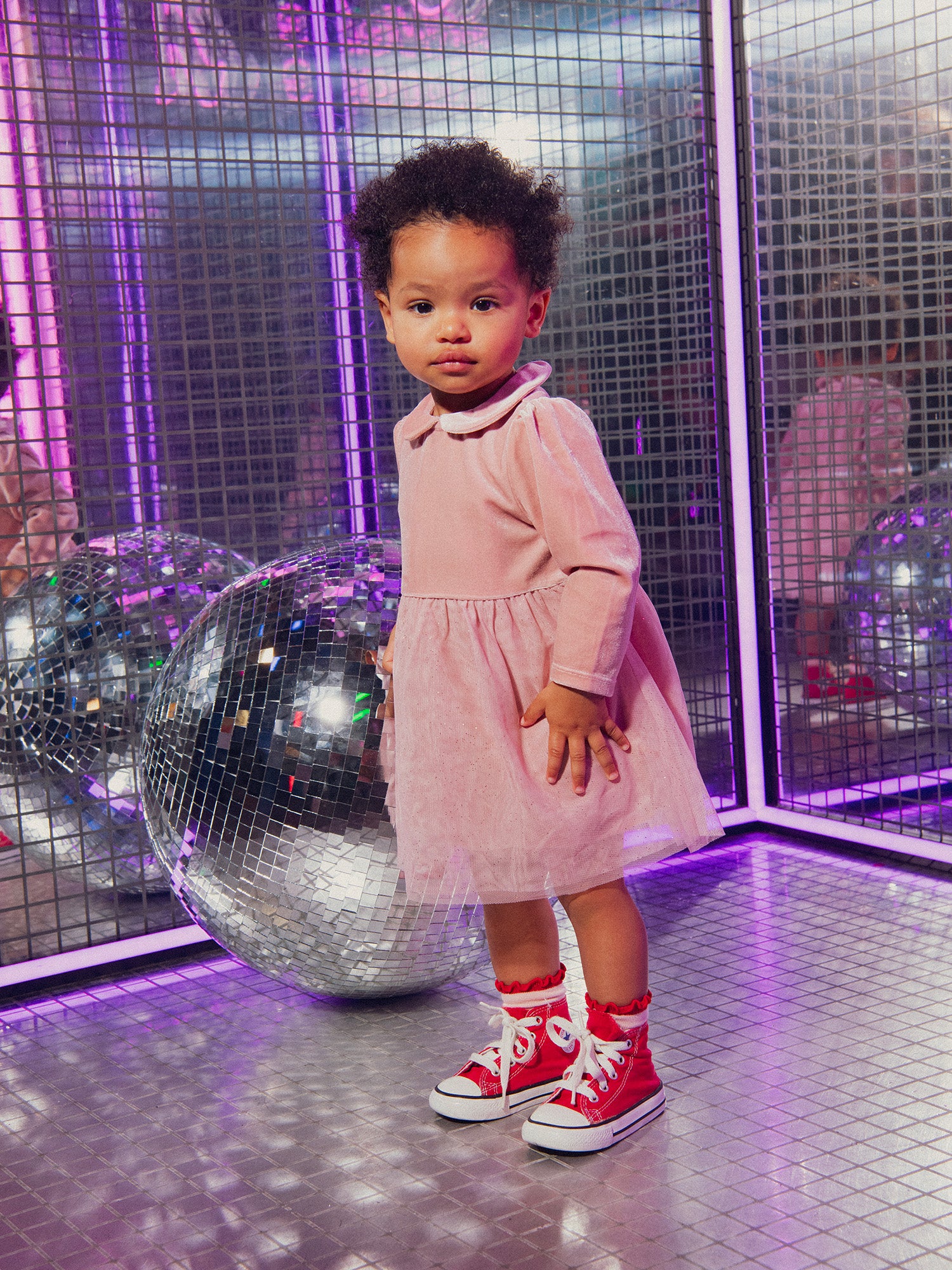 Nudes Kleid für Baby Mädchen
