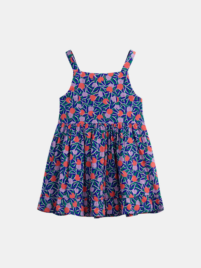 Ärmelloses Kleid mit Blumenmuster für Mädchen