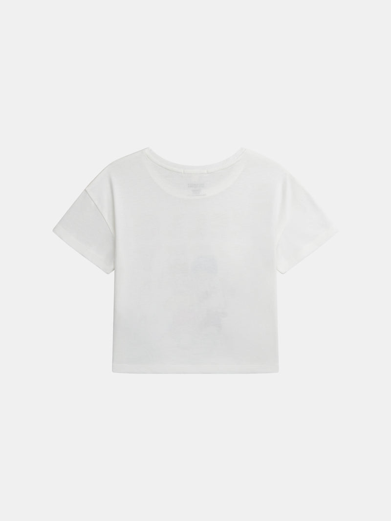 Weißes T-Shirt mit Hello Kitty und ihren Freunden