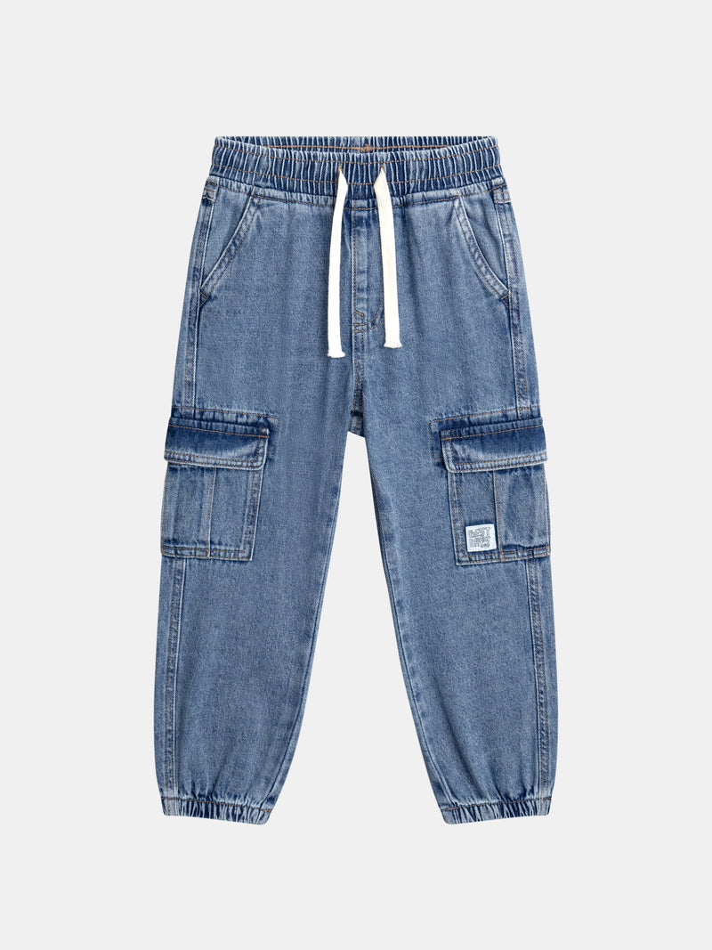 Cargo-Hosen aus Denim für Jungen