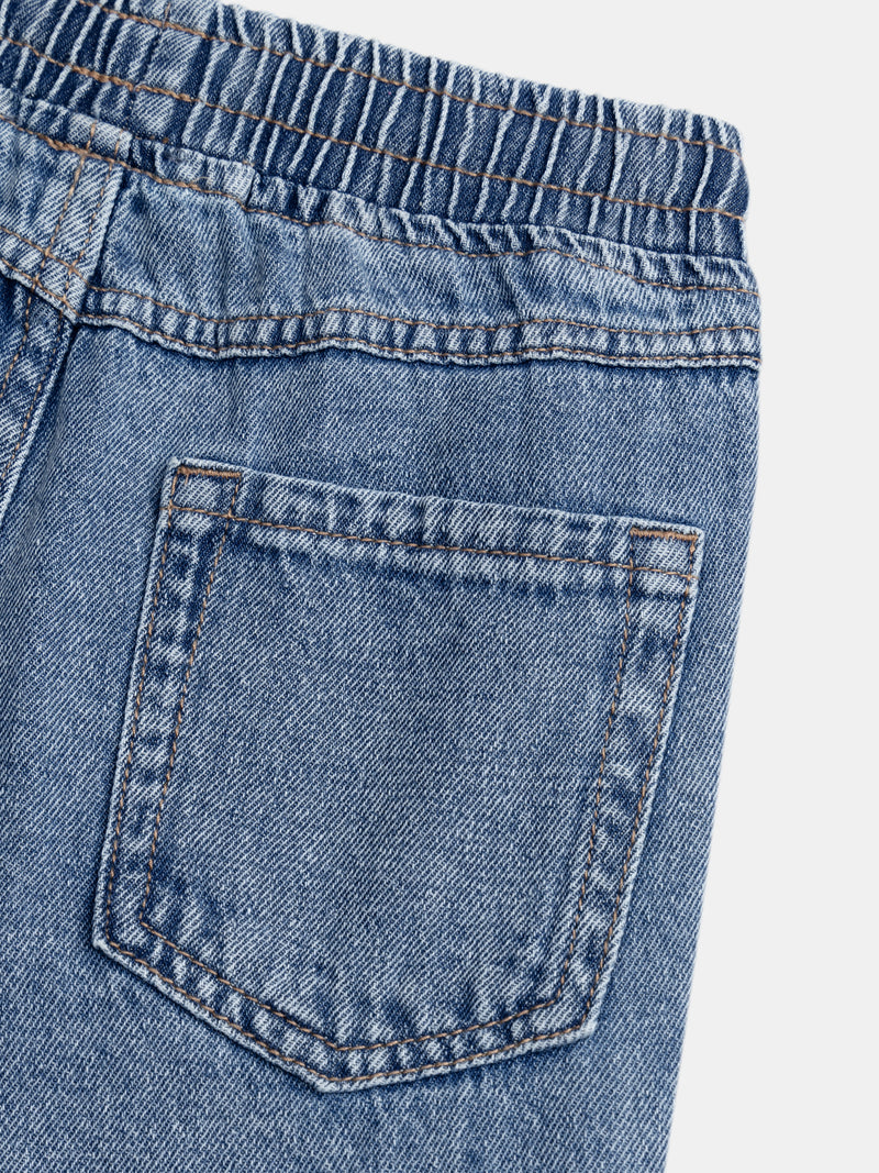 Cargo-Hosen aus Denim für Jungen