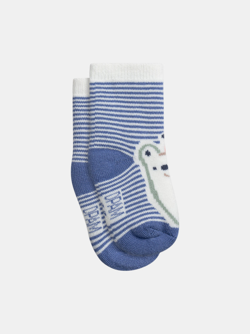 Socken für Neugeborene Jungen mit Bärenmotiv