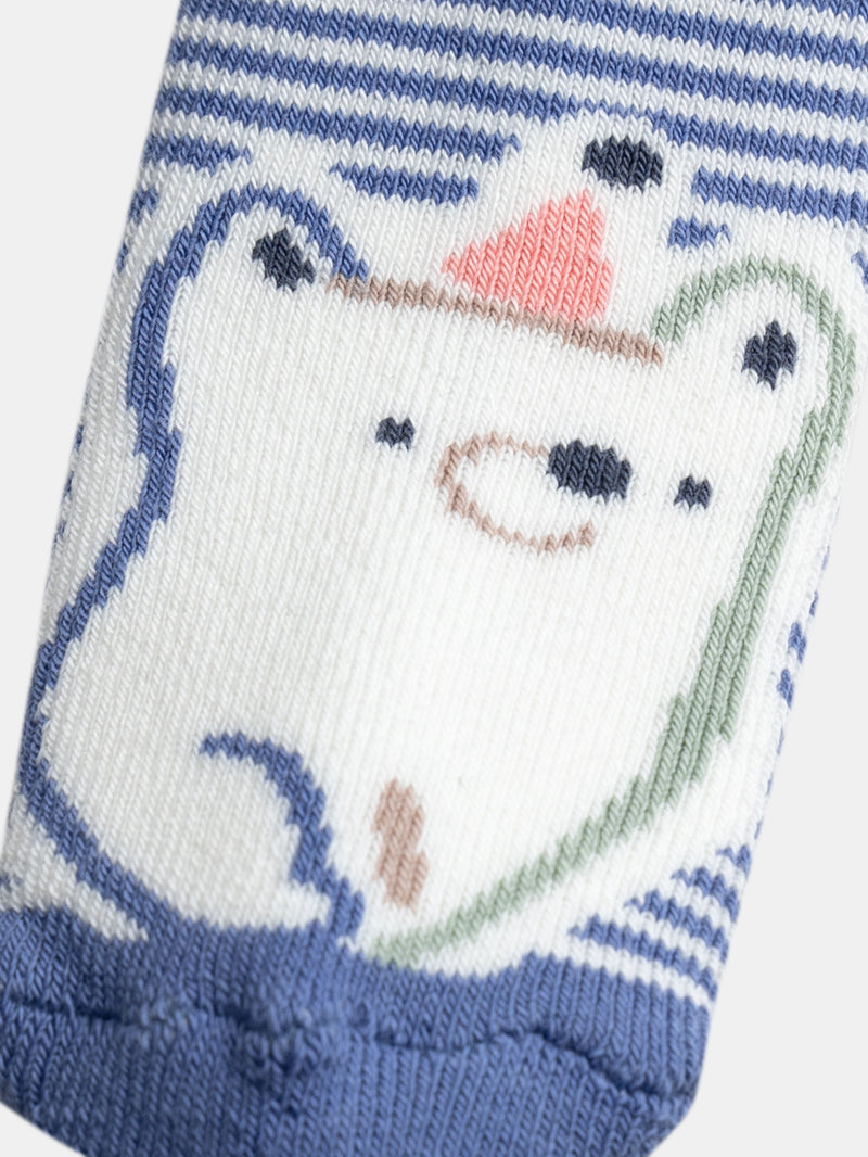 Socken für Neugeborene Jungen mit Bärenmotiv