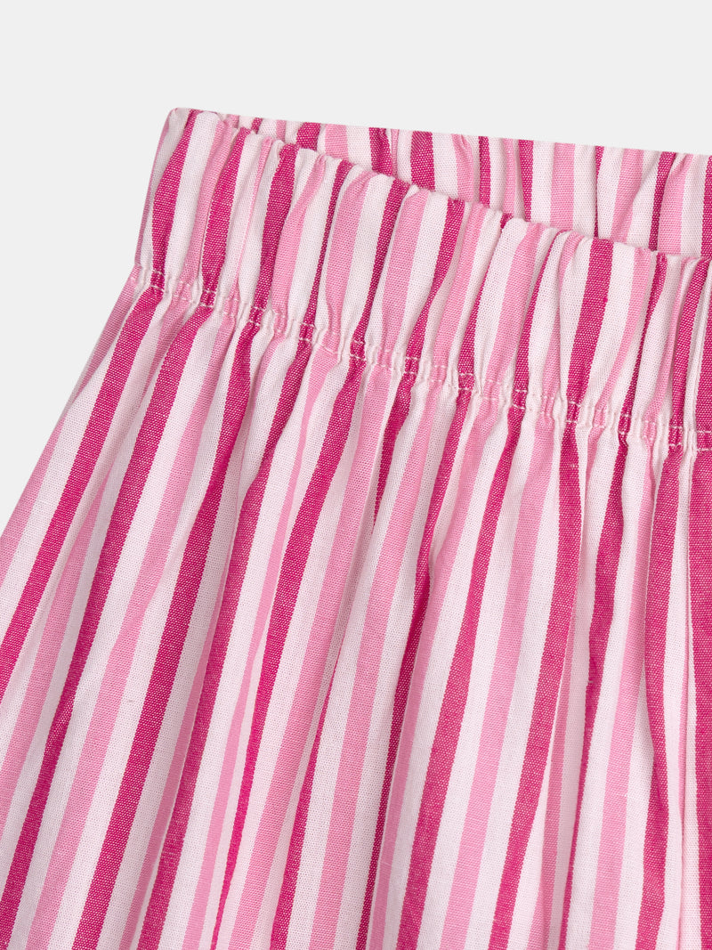 Langes rosa Pyjama "Hello Sunshine" für Mädchen