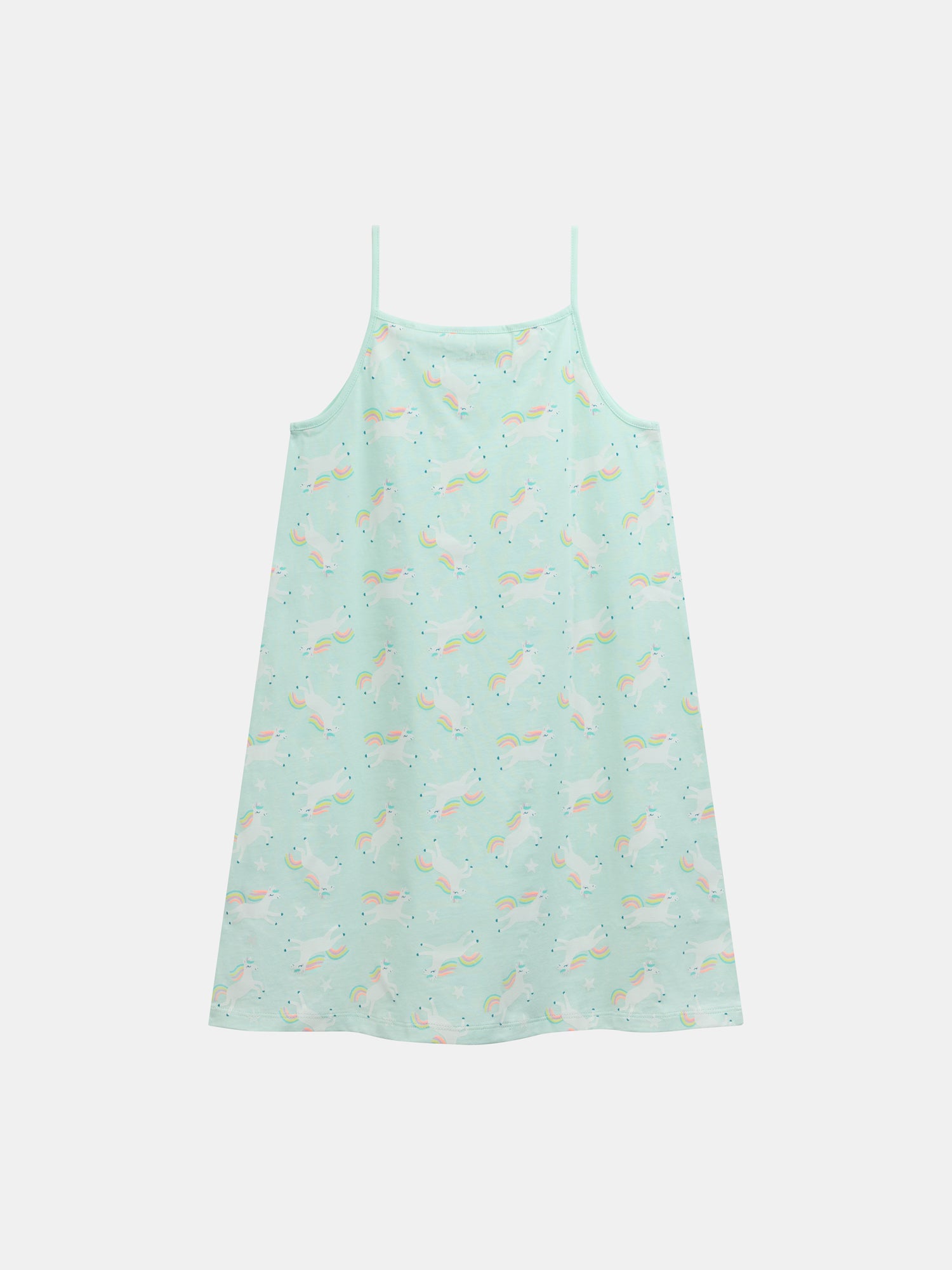 Phosphoreszierendes Nachtkleid mit "Magischen Einhorn"-Motiv für Mädchen