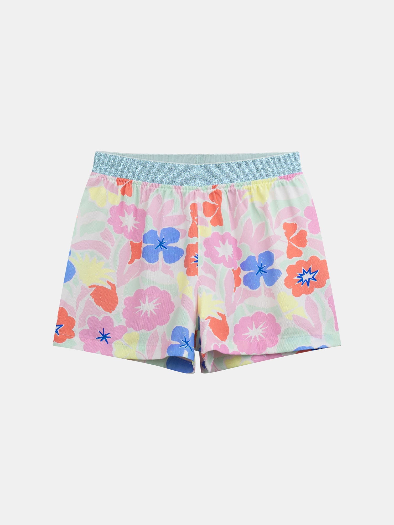 Kurzarm-Pyjama mit phosphoreszierendem "Exotic Mood"-Druck für Mädchen