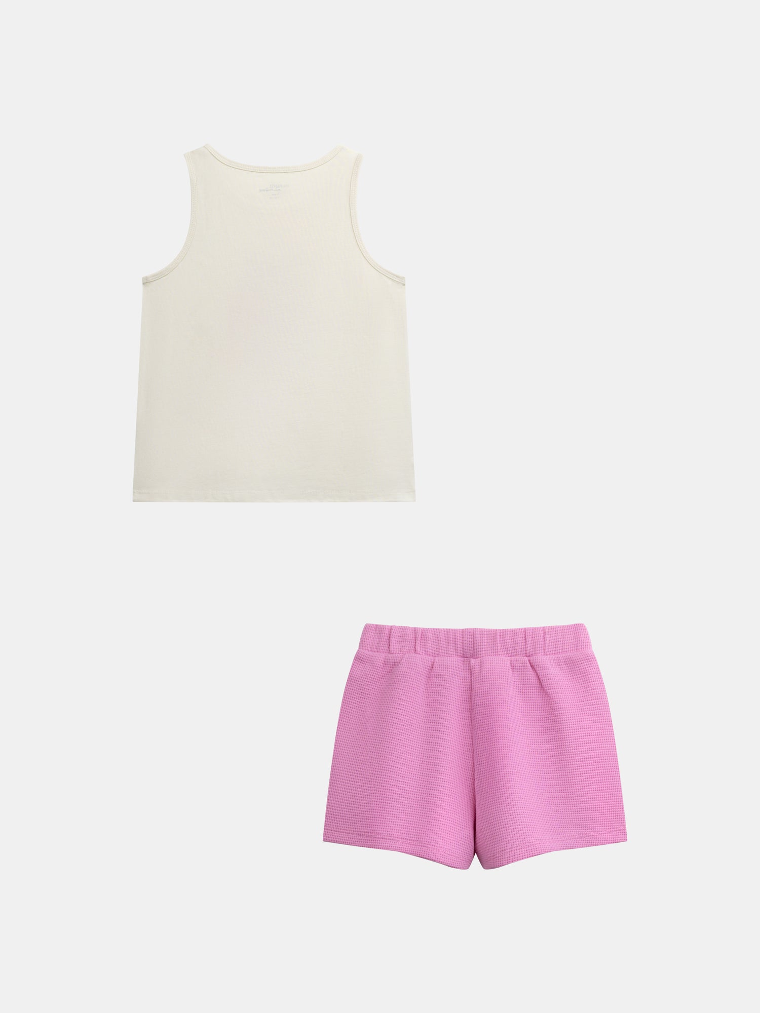 Ärmelloses Pyjama mit "Ice Cream Cat"-Druck für Mädchen