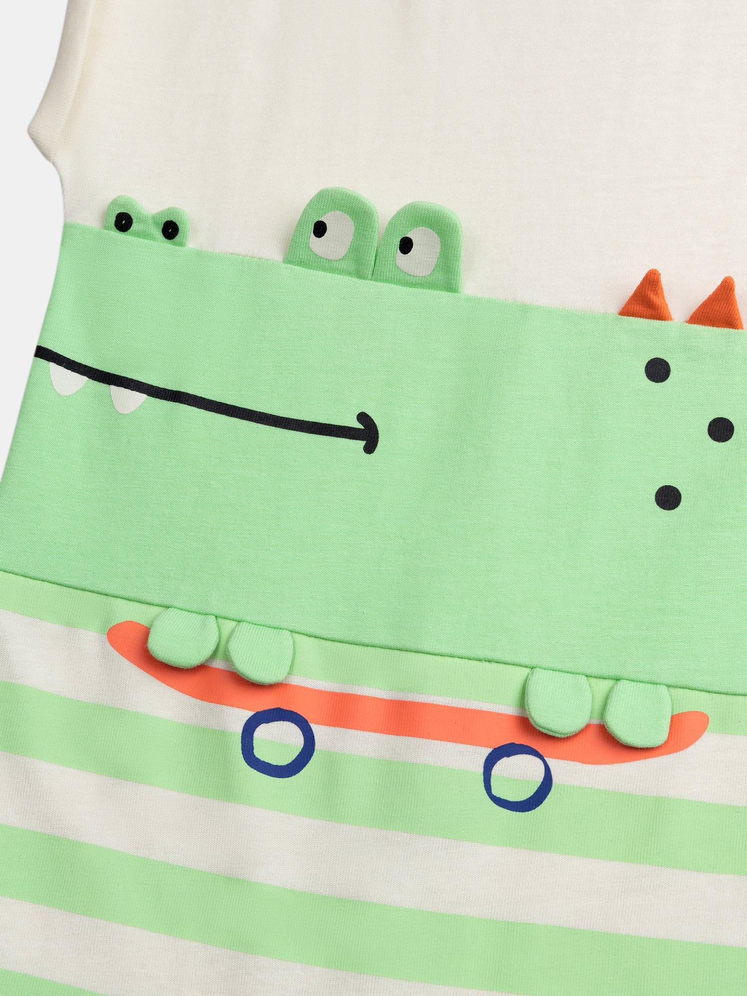 Grenouillère à motif "Crocodile Skateur" pour bébé garçon