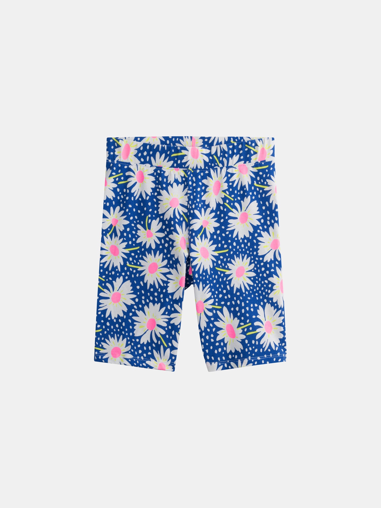 Blauer Blumenshorts für Mädchen