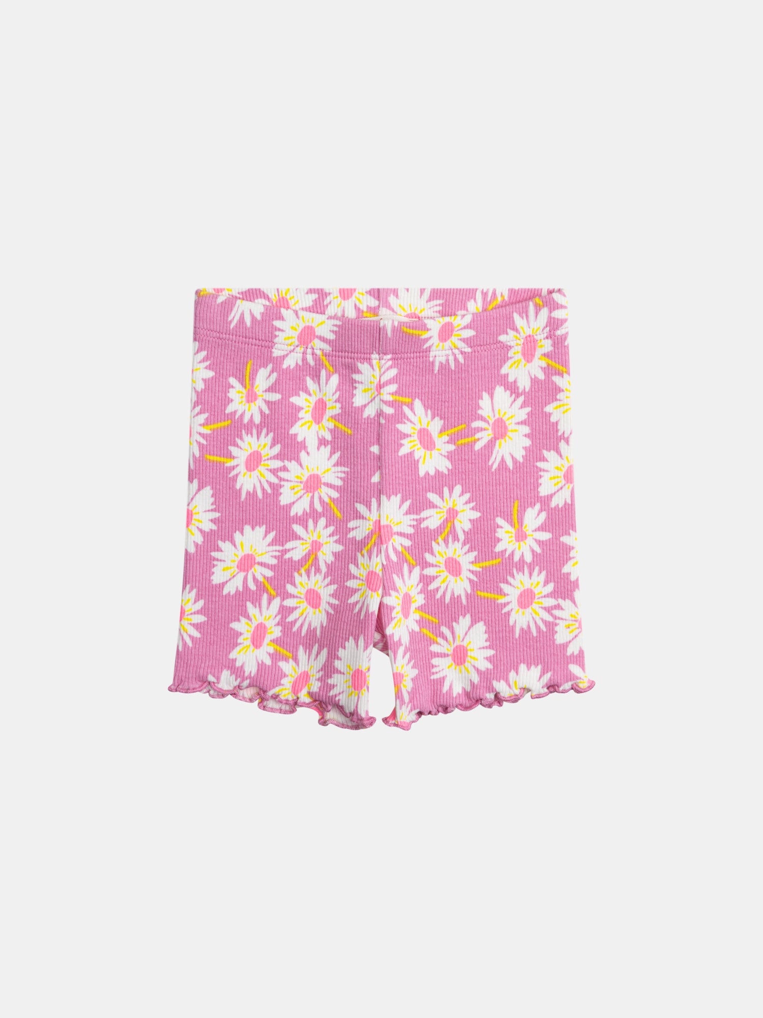 Cycliste rose à fleurs pour bébé fille