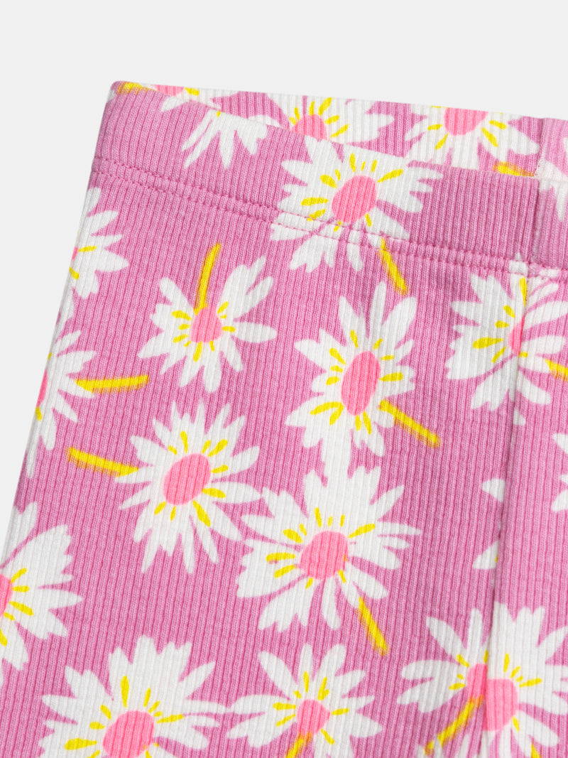 Rosa Blumen-Cyclisten für Mädchen