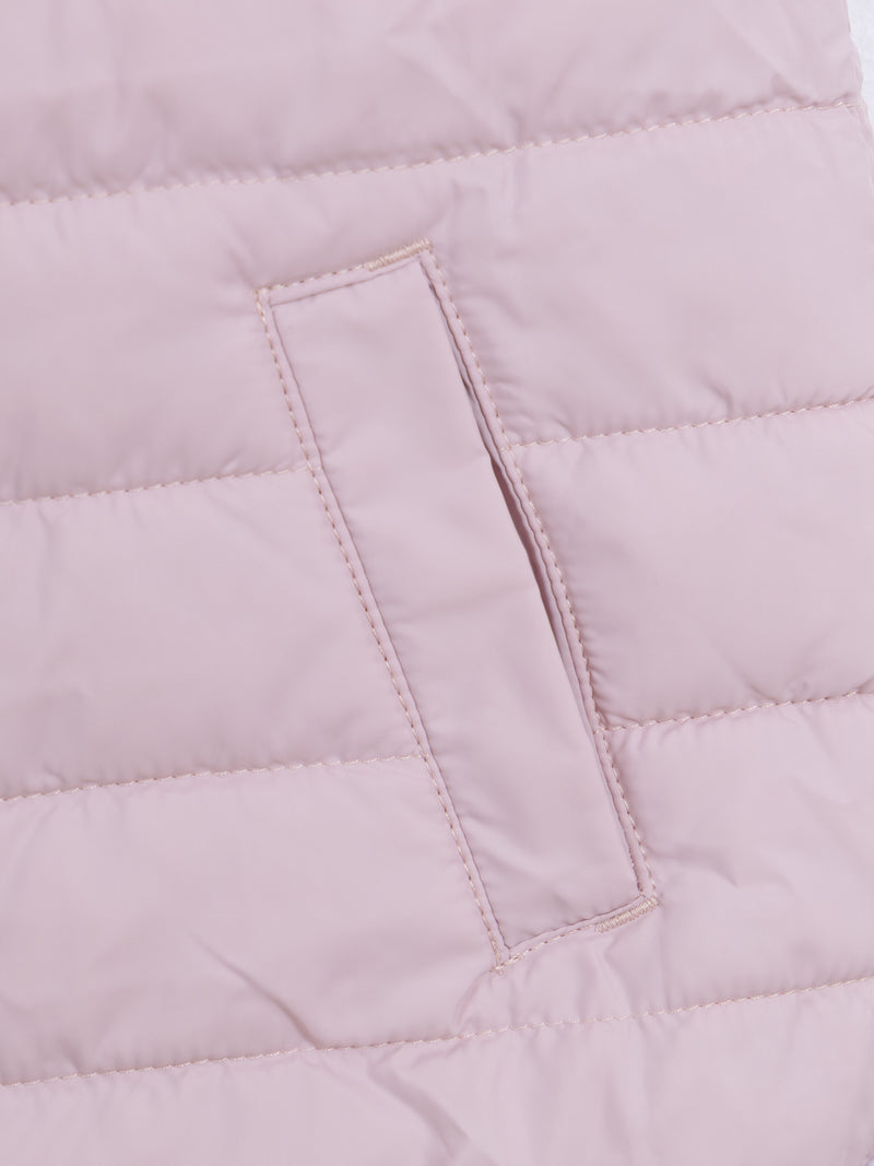 Wendbare ärmellose Daunenjacke für Mädchen