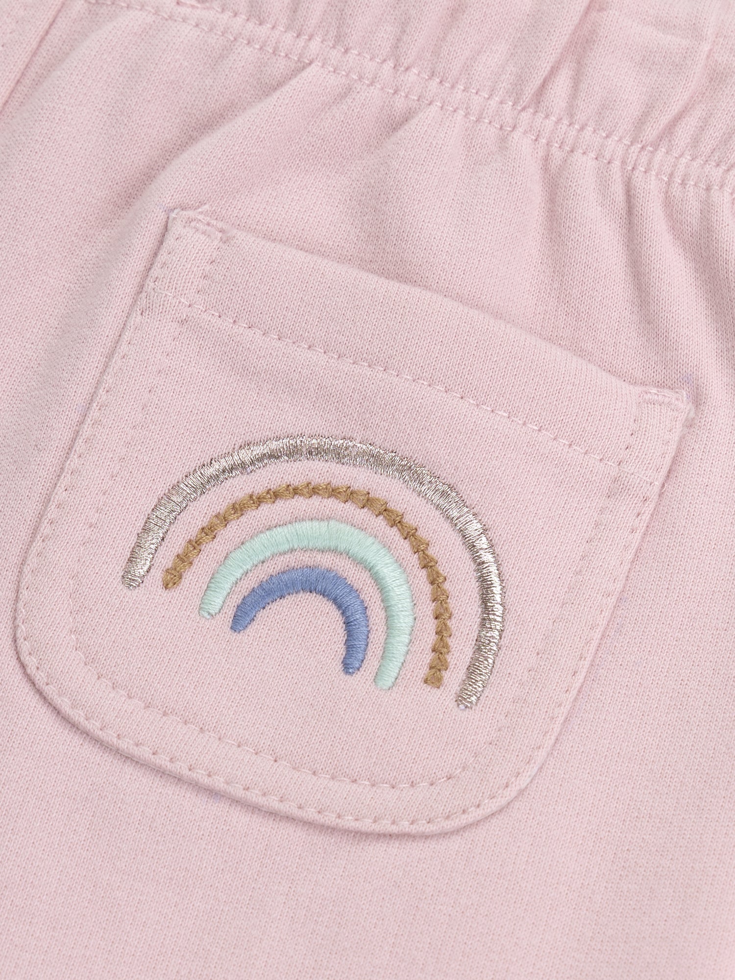 Rosa Sweater- und Hosen-Set "RAINBOW" für Mädchen
