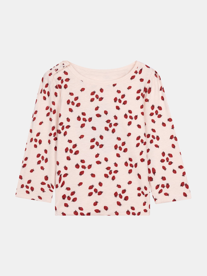 Tee Shirt Manches Longues Blanc