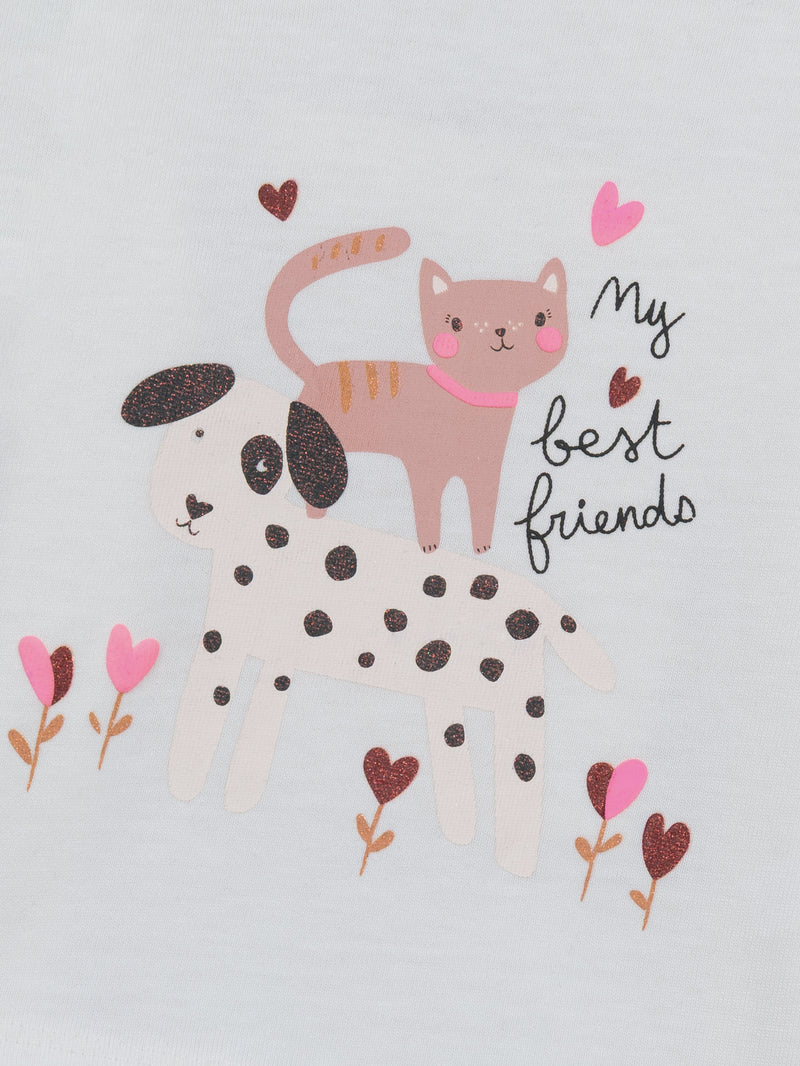 Tee Shirt Manches Longues Ecru