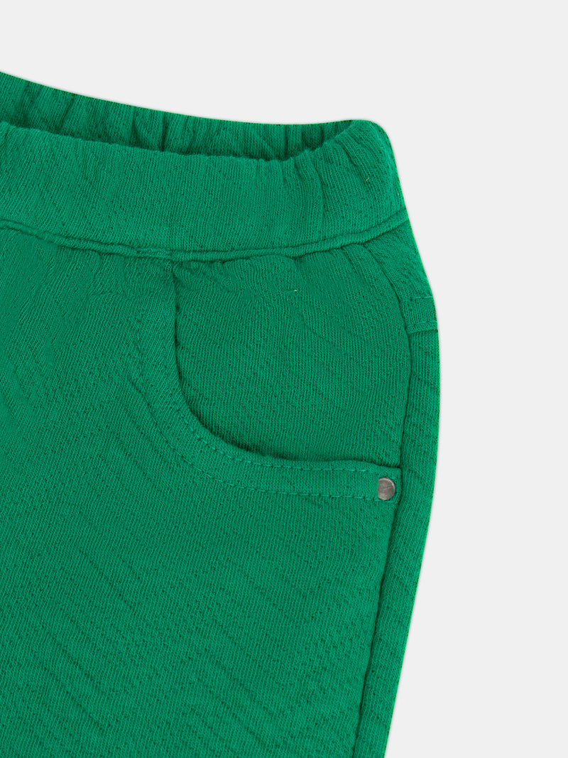 Grüne Hose "ARTY SCHOOL" für Baby Jungen