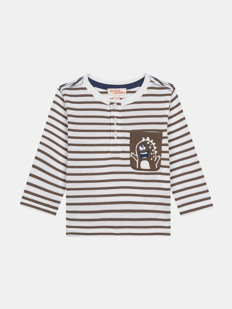 Tee Shirt Manches Longues Ecru