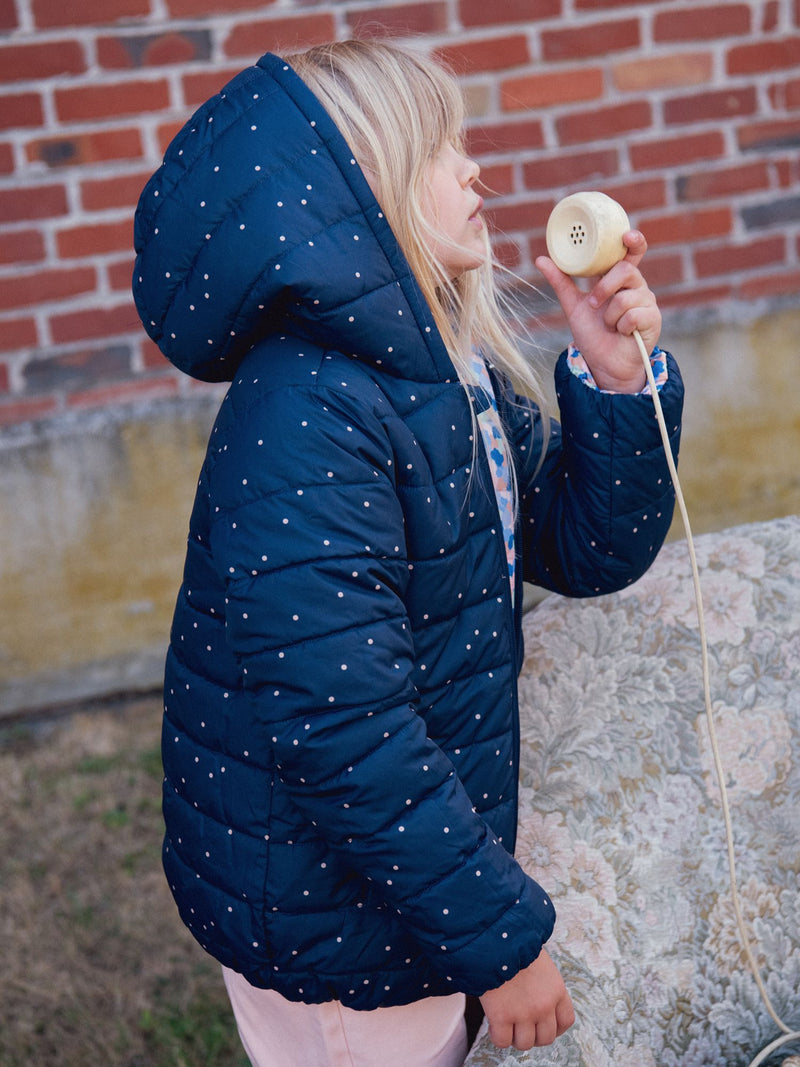 Wendejacke mit Punkte-Design für Mädchen