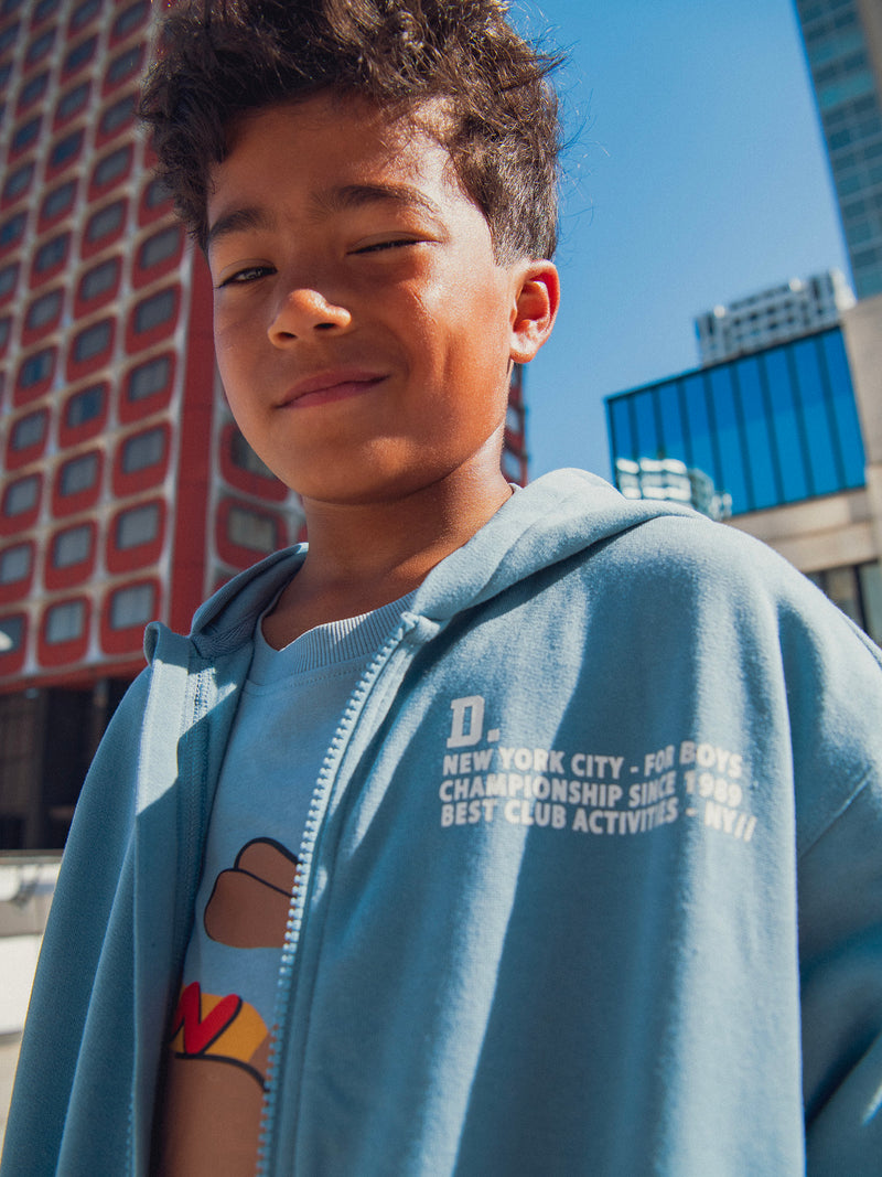 Hellblaues Sweatshirt für Jungen