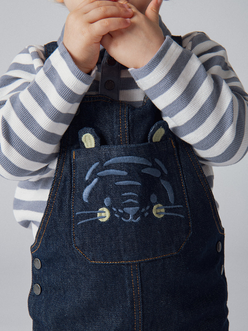 Denim-Salopette "Wild Campus" für Baby-Jungen