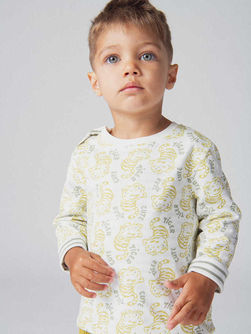 Wendbares T-Shirt "Cute Tiger" für Jungen