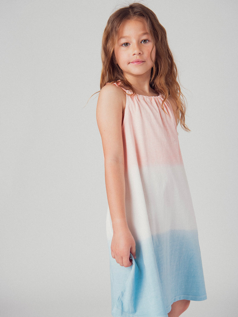 Mädchen-Top mit Tie-Dye-Muster