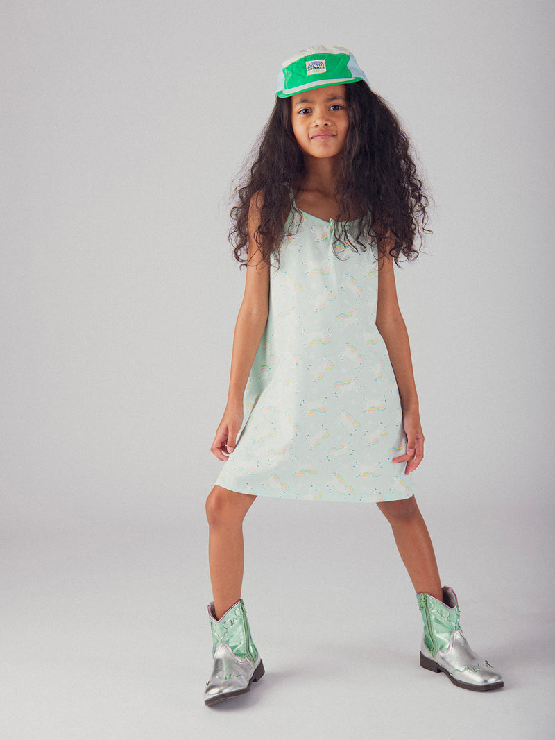 Phosphoreszierendes Nachtkleid mit "Magischen Einhorn"-Motiv für Mädchen